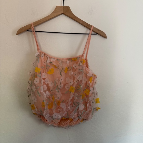 By Anthropologie Blossom Bubble Tank Top - Picture 9 of 10
